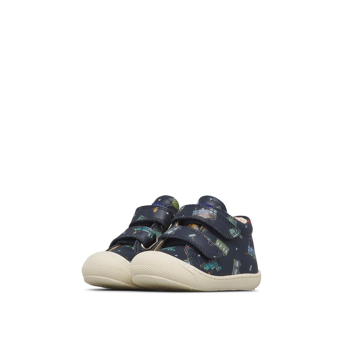 Chaussures premiers pas en cuir COCOON VL marine-, NATURINO