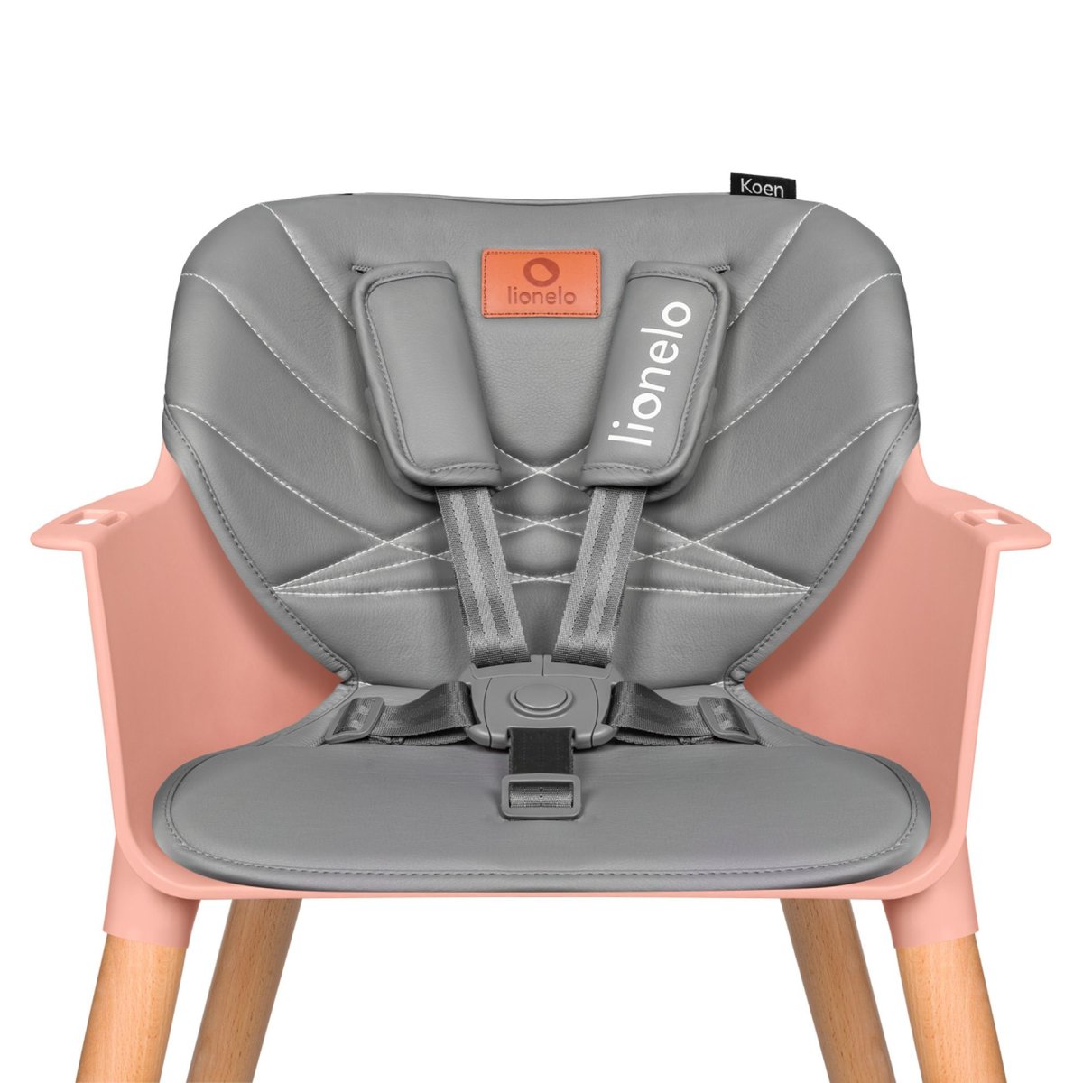 Chaise haute Koen rose, LIONELO