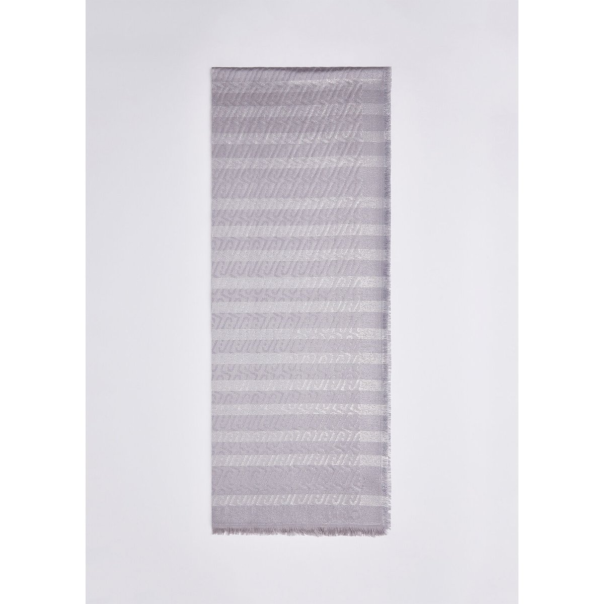 Étole Jacquard Monogramme gris, LIU JO