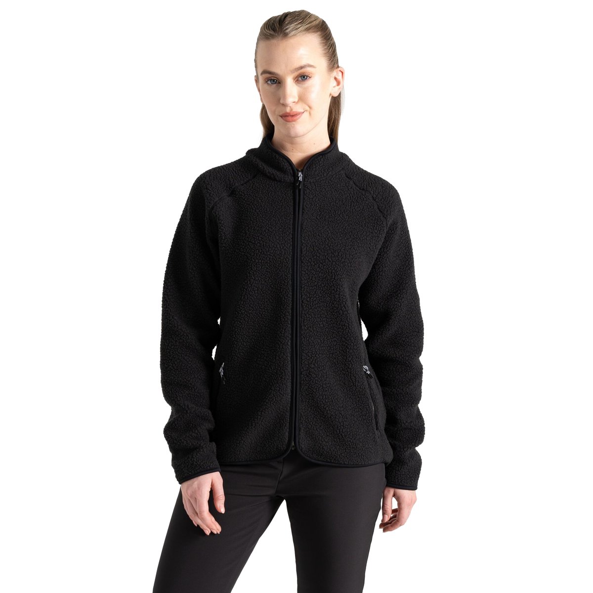 Veste polaire unie col montant EXCURSION noir, DARE 2B