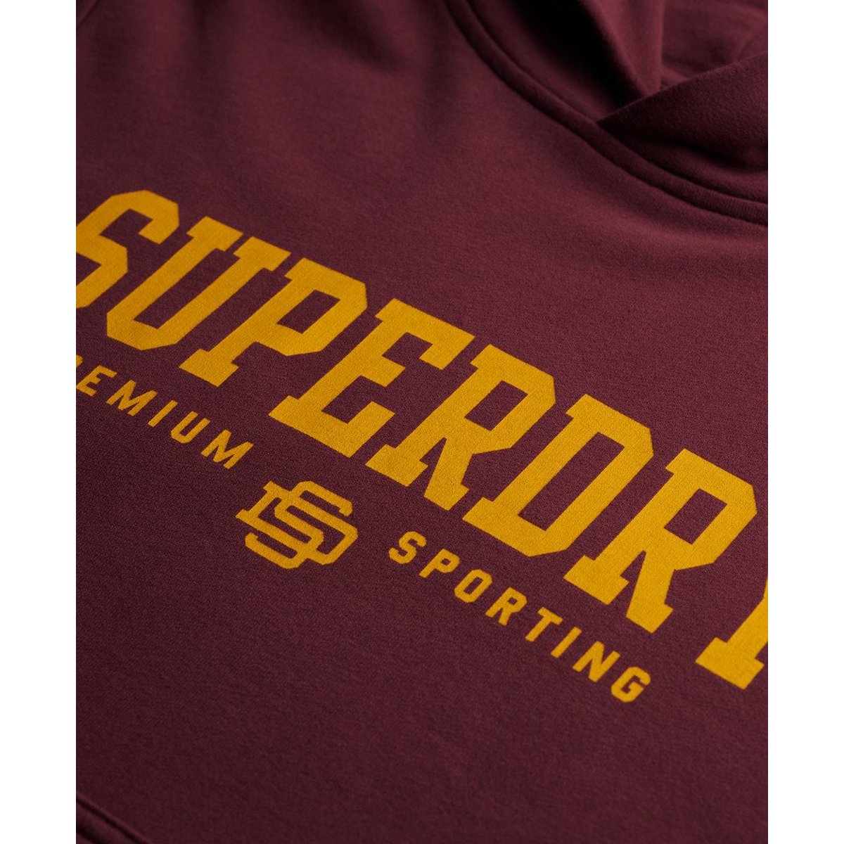 Sweat à capuche Core Sport rouge porto, SUPERDRY