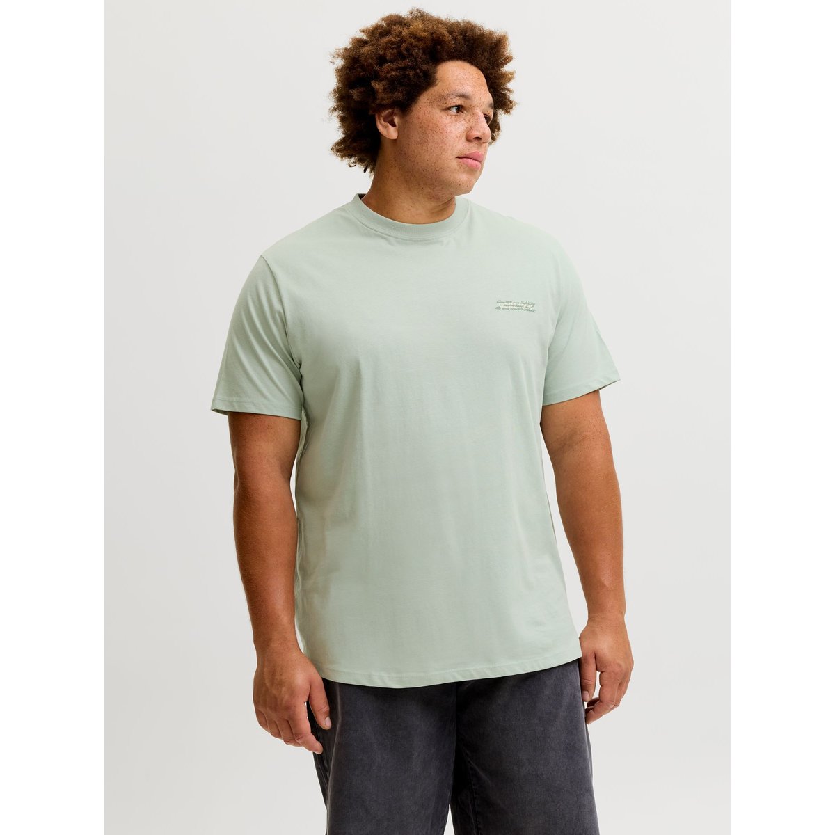 T-Shirt blanche - omphalodes, JACK & JONES