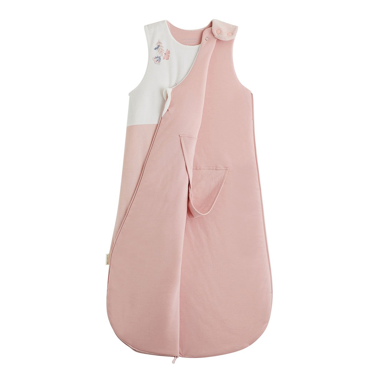 Gigoteuse d'hiver en velours Cléo rose, PETIT BEGUIN