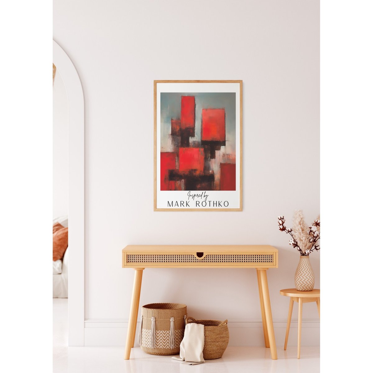 Affiche Mark Rothko n°12 blanc, L'AFFICHERIE