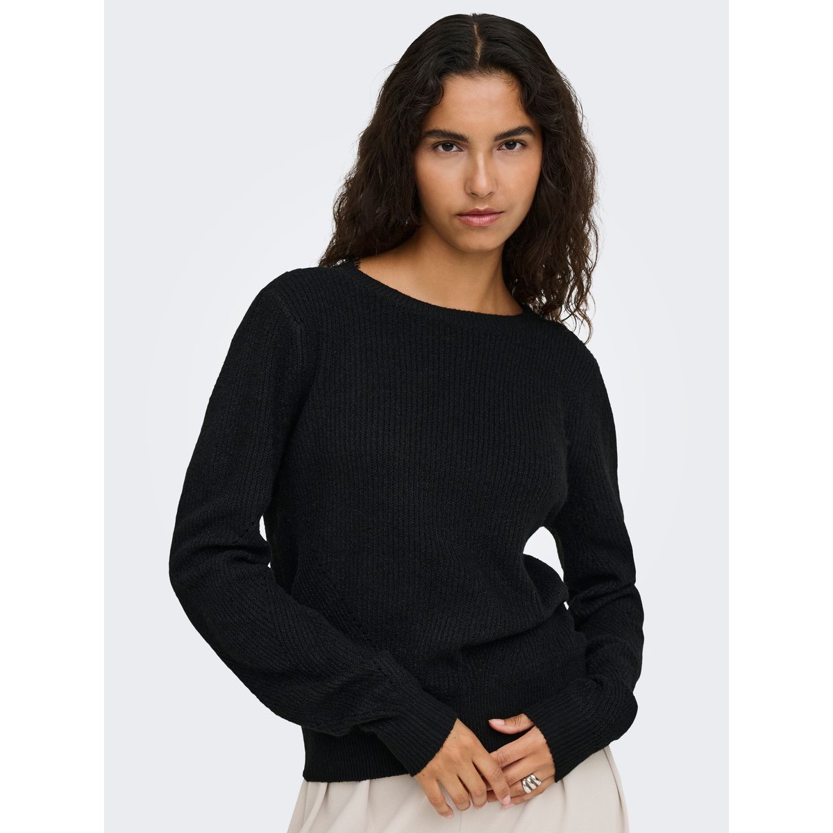 Pull En Maille black 1, JDY