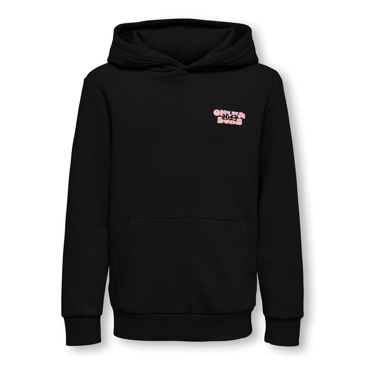 Sweat À Capuche noire - black, ONLY & SONS JUNIOR