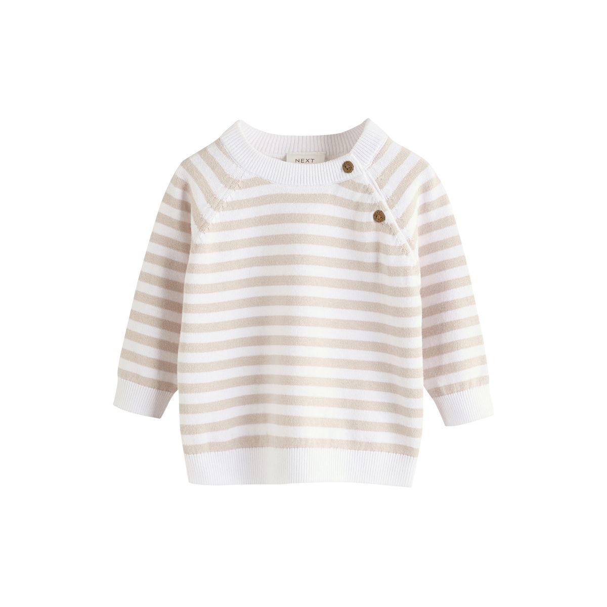 Ensemble haut en maille et legging bébé rayure neutre, NEXT