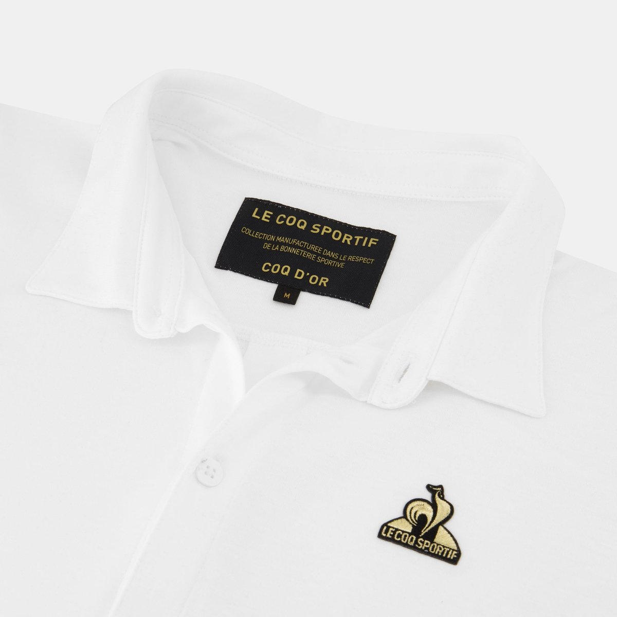 Chemise manches courtes Coq d'Or blanc, LE COQ SPORTIF