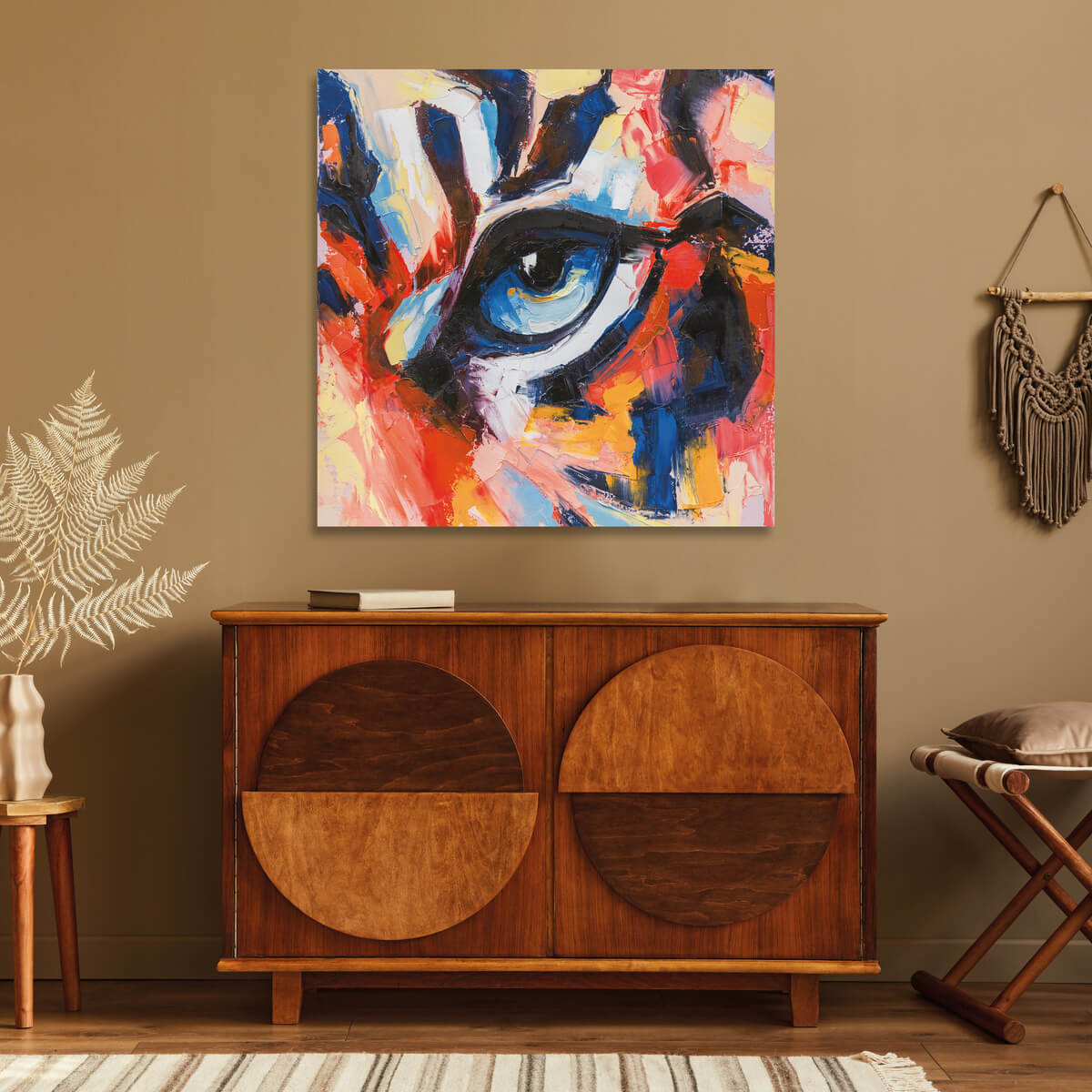 Tableau Mural il De Tigre ANIMAUX tableau en verre synthétique, CEANOTHE