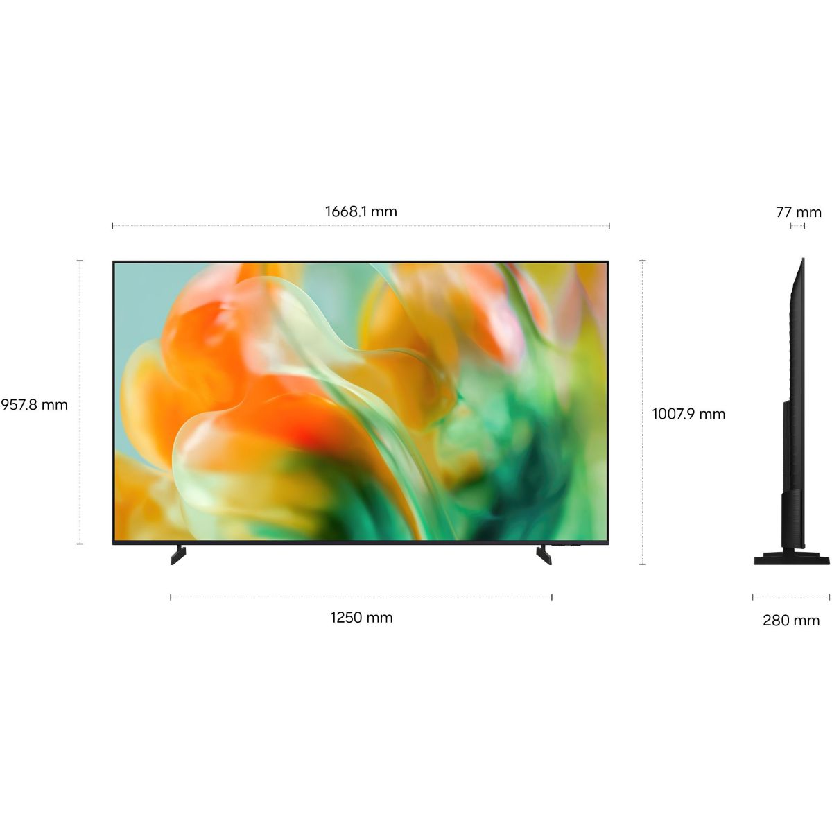 TV Mini LED TU75M80H (2026) 75" (189 cm) 4K - Smart TV avec IA couleur unique, SAMSUNG