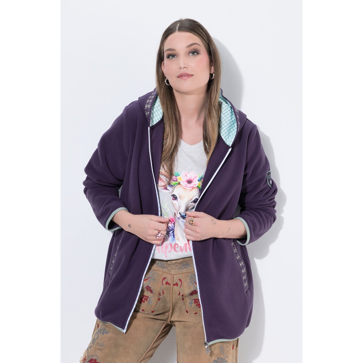 Veste en polaire inspirée du costume iris, ULLA POPKEN