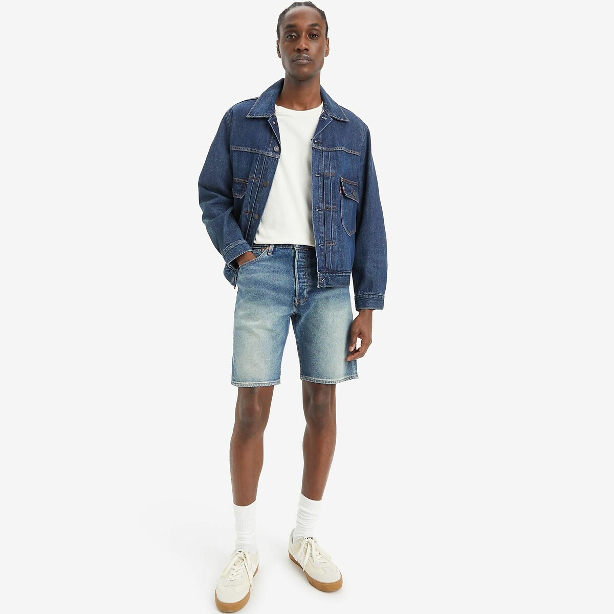 Calções de ganga 501® azul stone used, LEVI'S