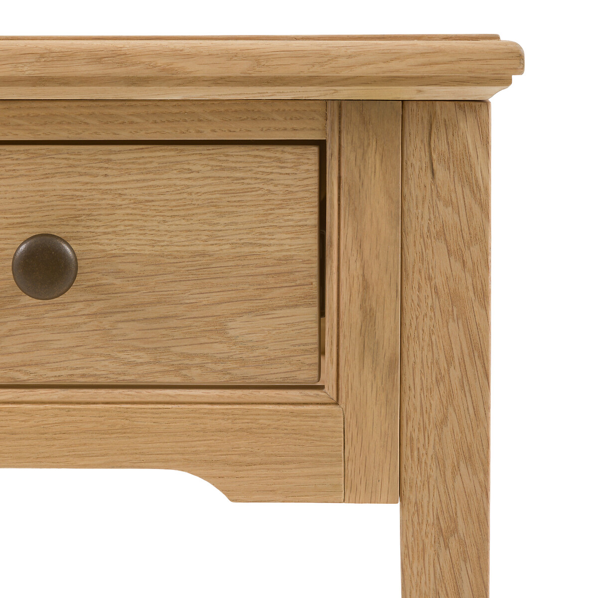 Harriet Oak 1 Drawer Console Table light oak wood, SO'HOME