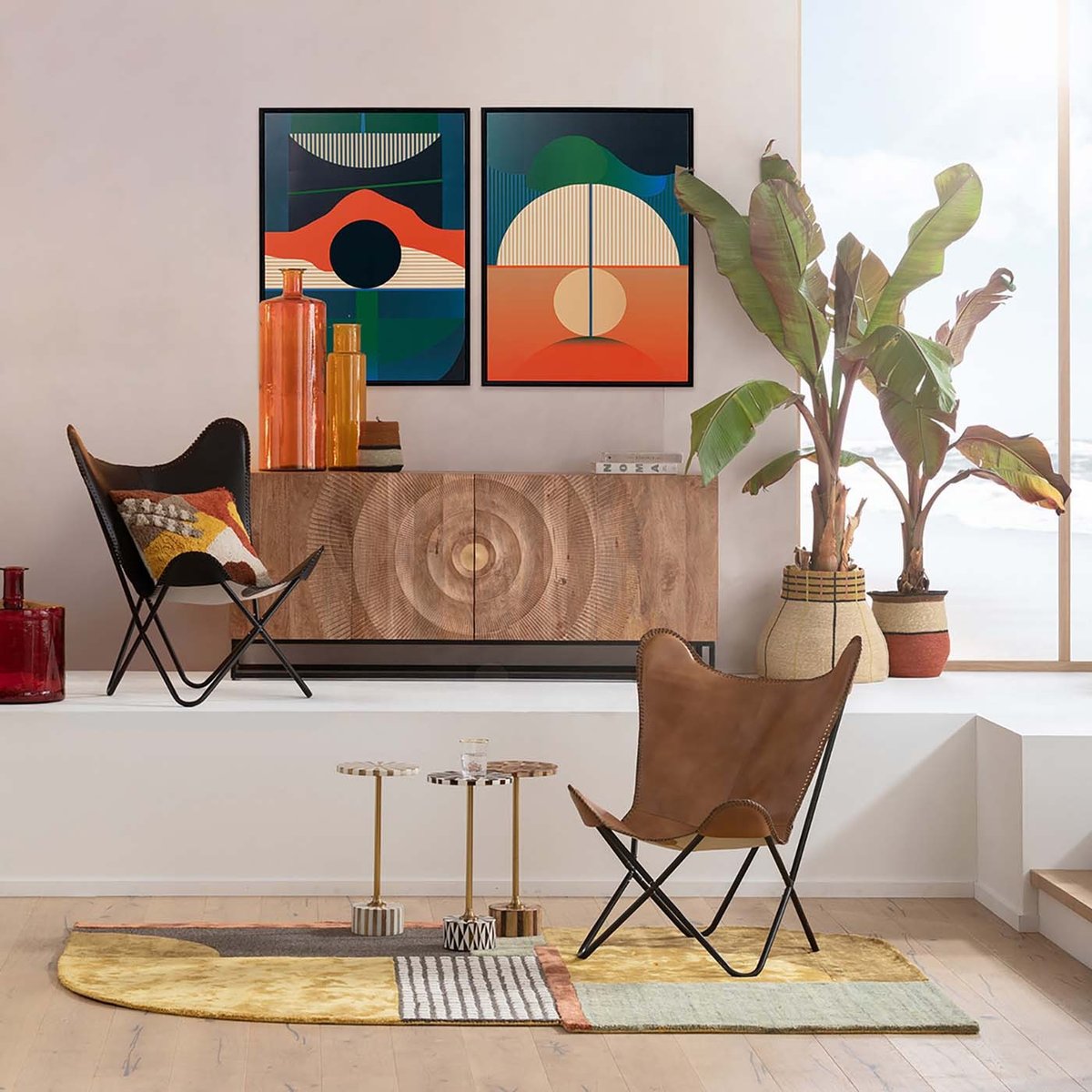 Table d'appoint 40cm, DOMERO cirque, KARE DESIGN