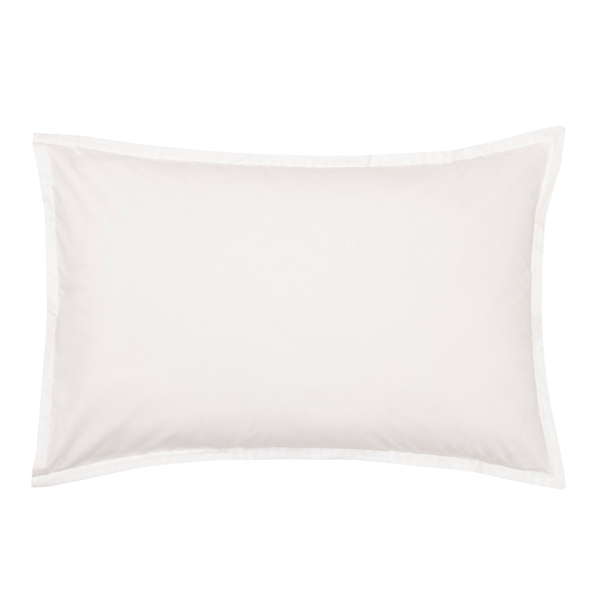 Taie d'oreiller imprimée en percale de coton, TISSAGE beige clair, ESSIX