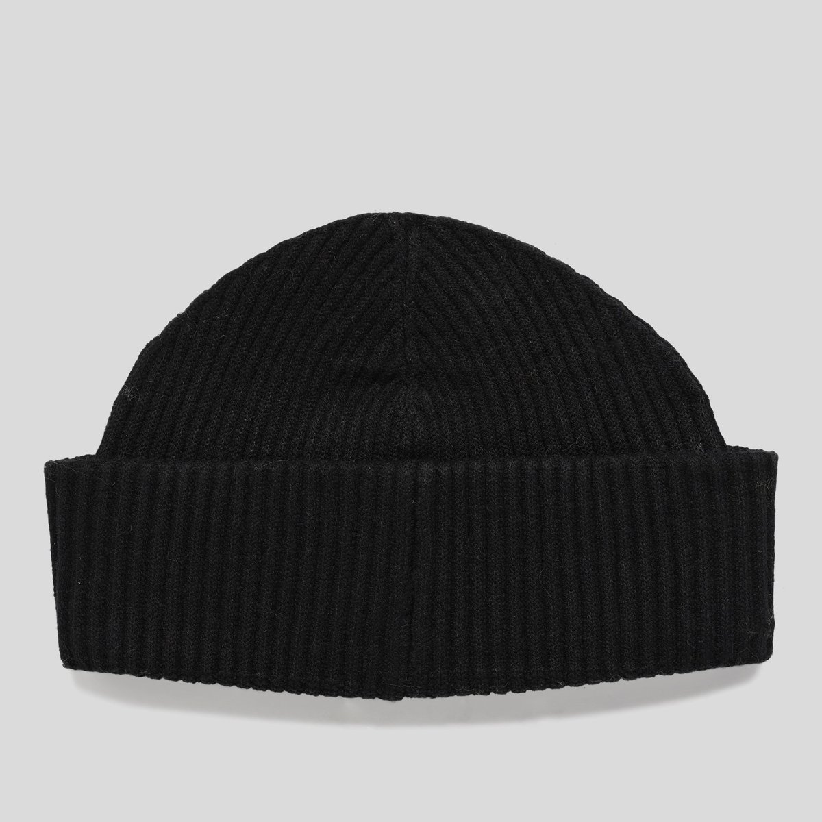 Bonnet côtelé noir, MONOPRIX
