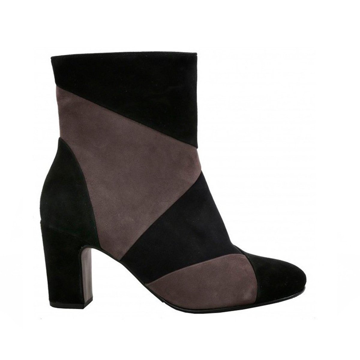 Bottines en velours noir velours, GABOR