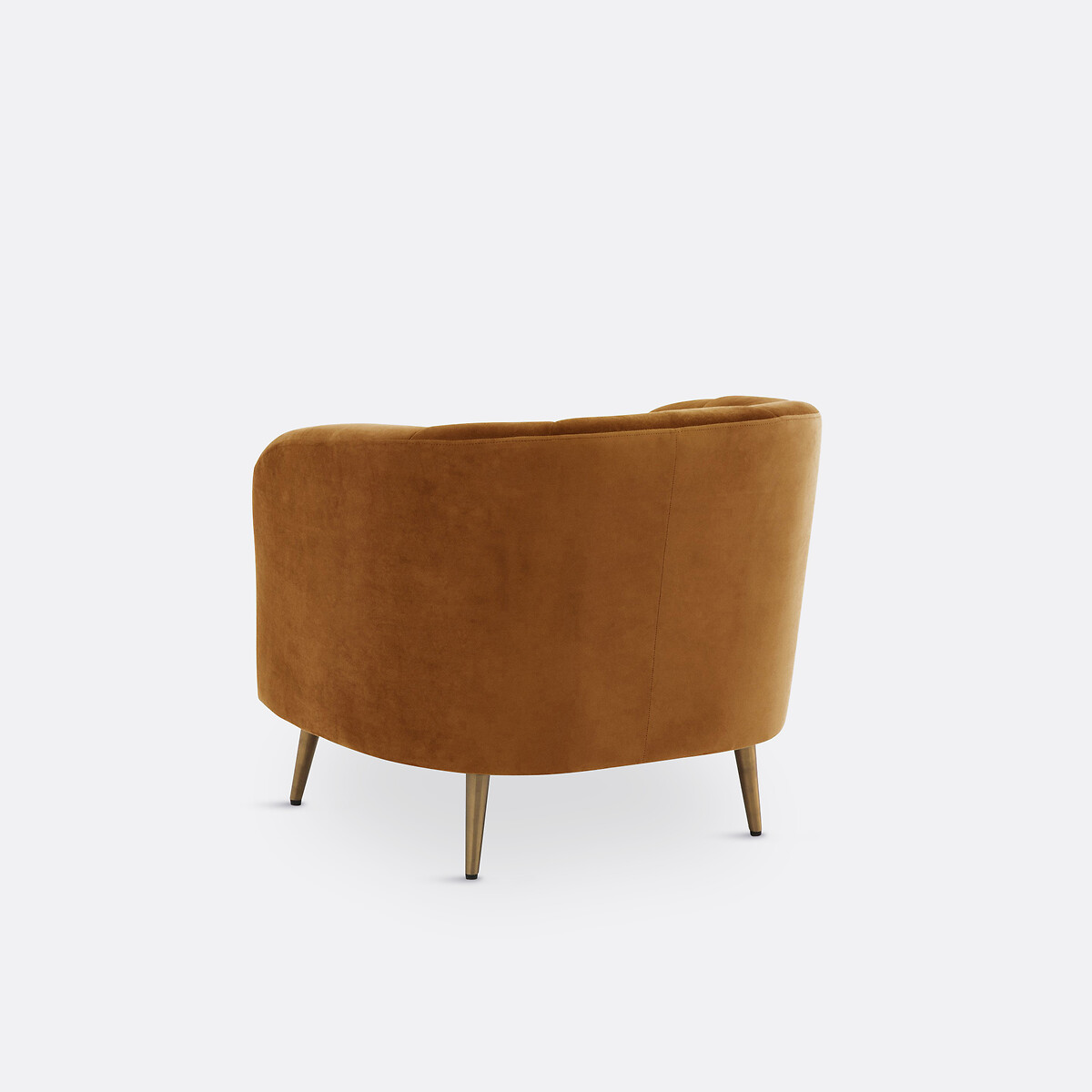 Sillón de terciopelo, Leone tabaco, LA REDOUTE INTERIEURS
