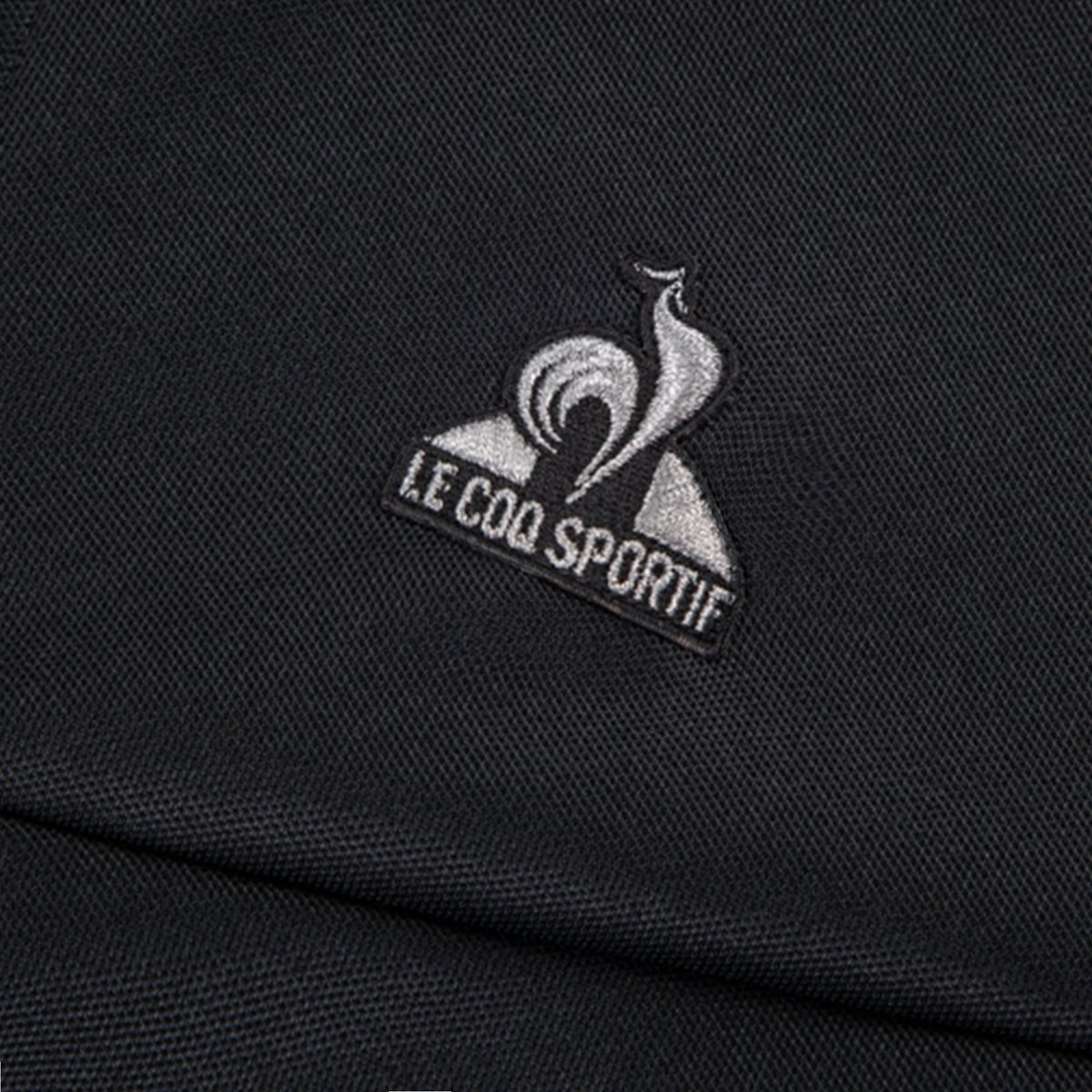 Sweat zippé Coq d'Argent noir, LE COQ SPORTIF