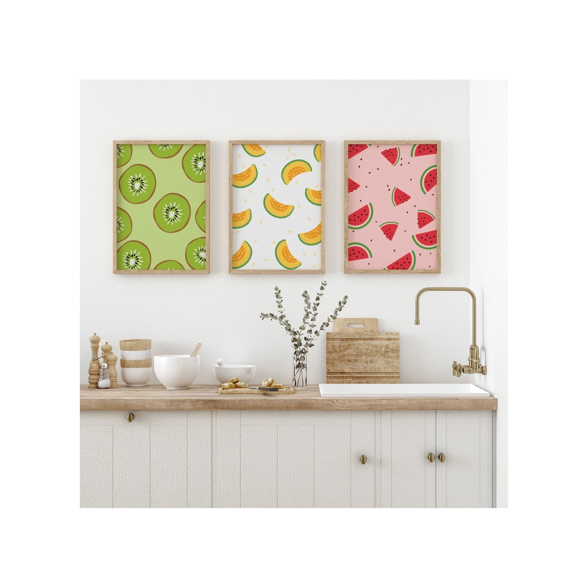 Affiche Melons blanc, L'AFFICHERIE