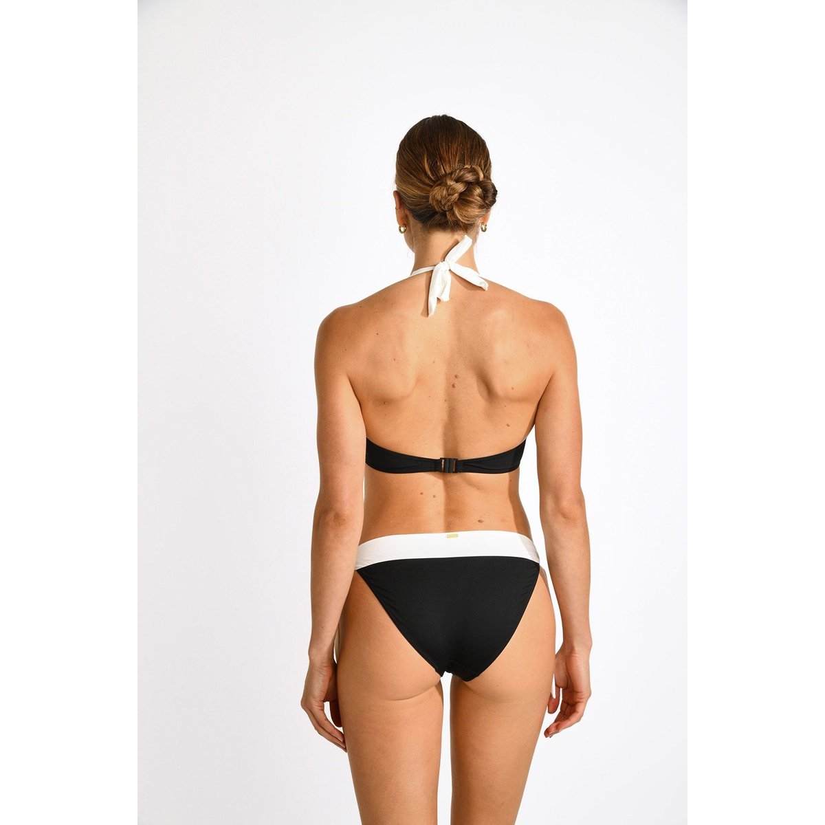 Haut de maillot triangle Lyanna - VALERIA noir, LIVIA