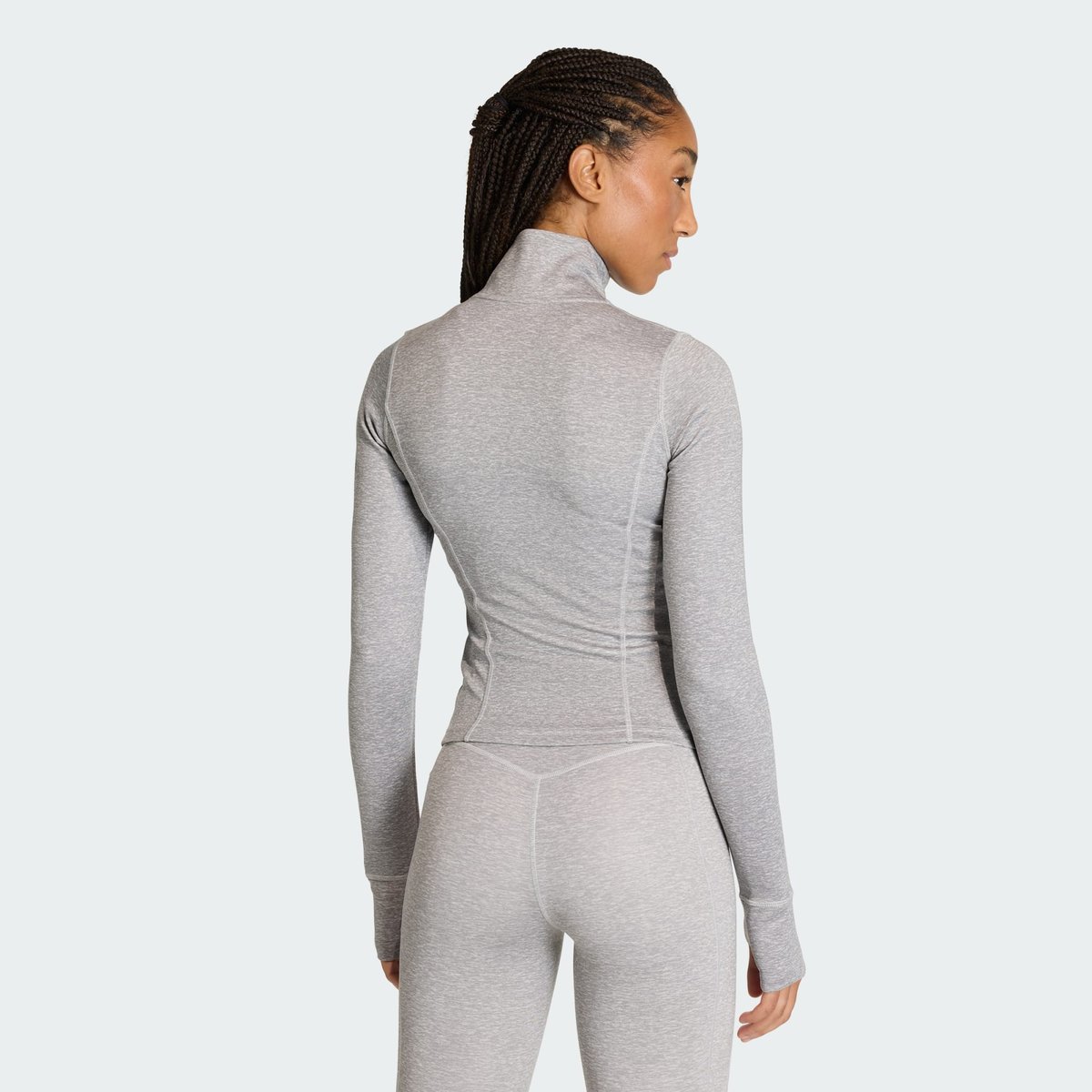 Veste Zippée Workout Essentials Heather Veste Zippée Workout Essentials Heather grey two mel, adidas Performance