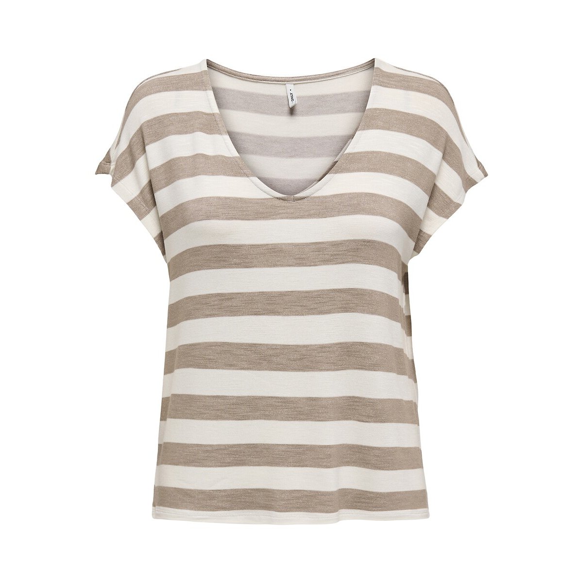 T-shirt met korte mouwen wit/beige, ONLY