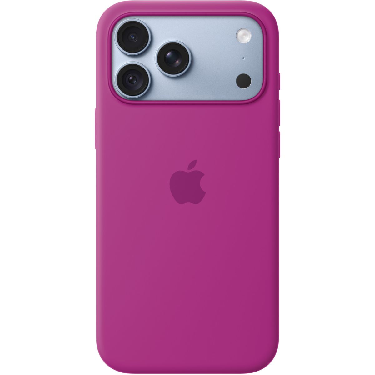 Coque iPhone 18 Pro Max Magsafe Magenta Silico couleur unique, APPLE