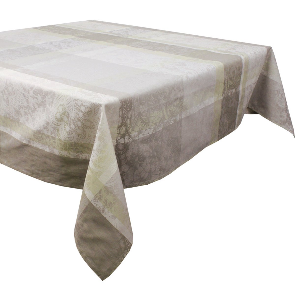 Nappe pur coton MILLE DENTELLES naturel, GARNIER-THIEBAUT