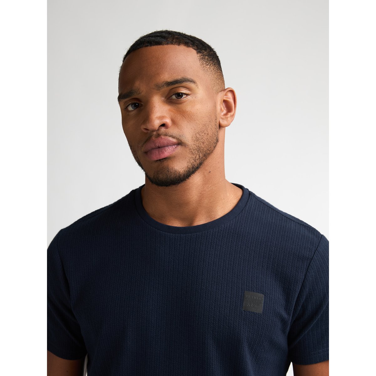 T-shirt en jersey orbita bleu navy blue, PETROL INDUSTRIES