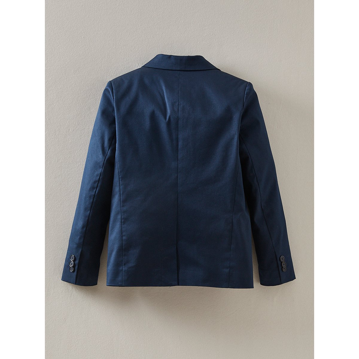 Veste de costume - Collection fêtes et mariages bleu fonce uni, CYRILLUS