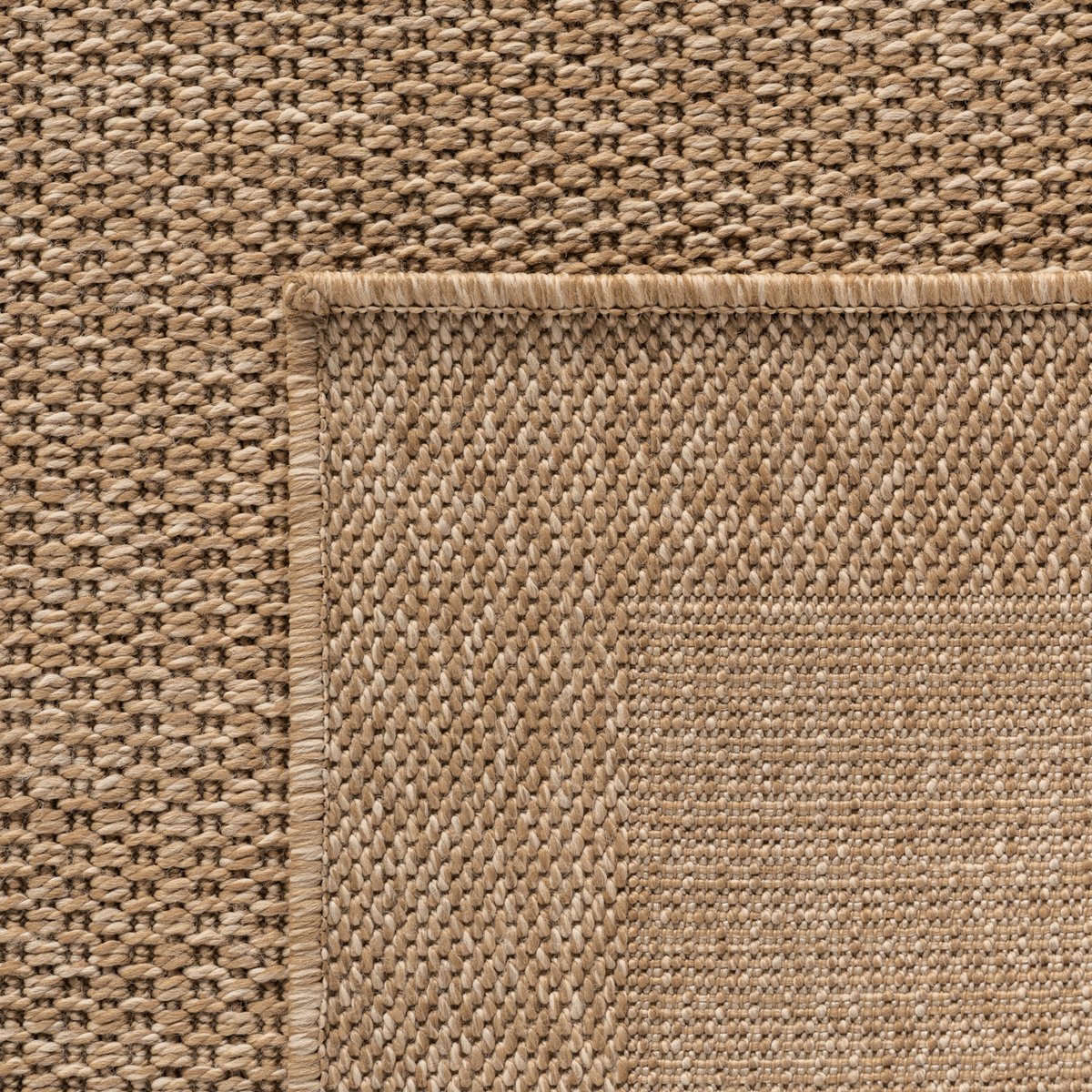 Tapis intérieur extérieur effet jute LINORA beige, NAZAR RUGS