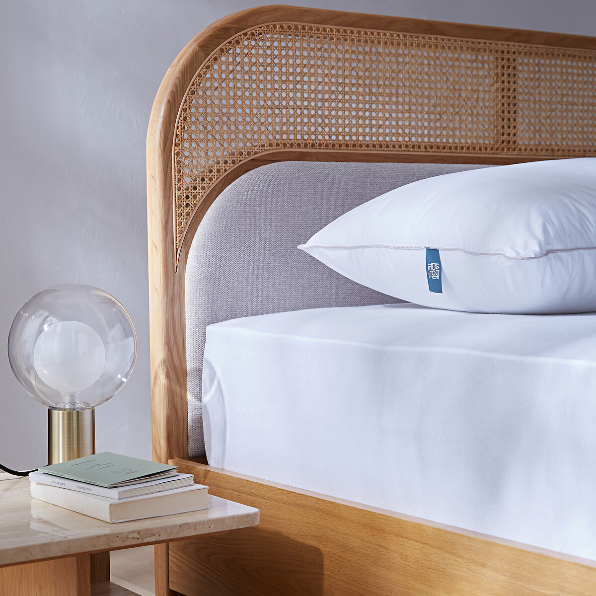 Protège matelas molleton antiacarien imper H27 blanc clair, LA REDOUTE INTERIEURS