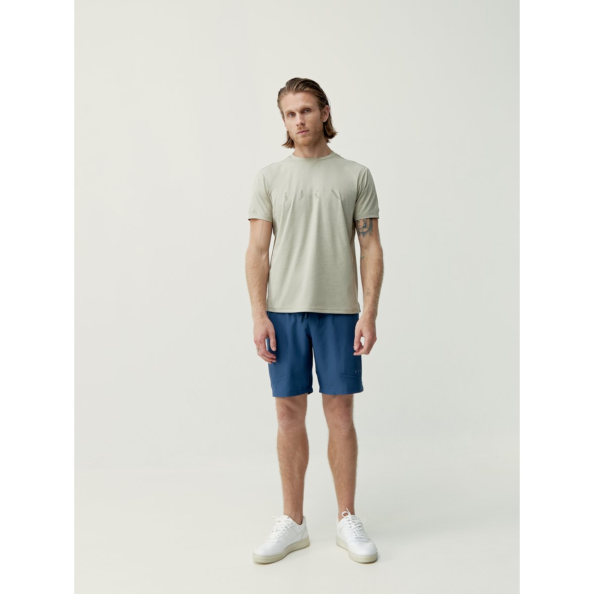 Short sport Homme Training Recovery RHEIN bleu océan, BORN
