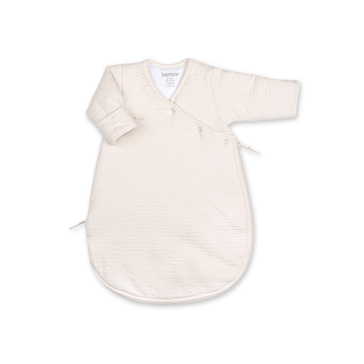 Gigoteuse avec moufles hiver - TOG 3 Moelleux bien chaud pudding, BEMINI