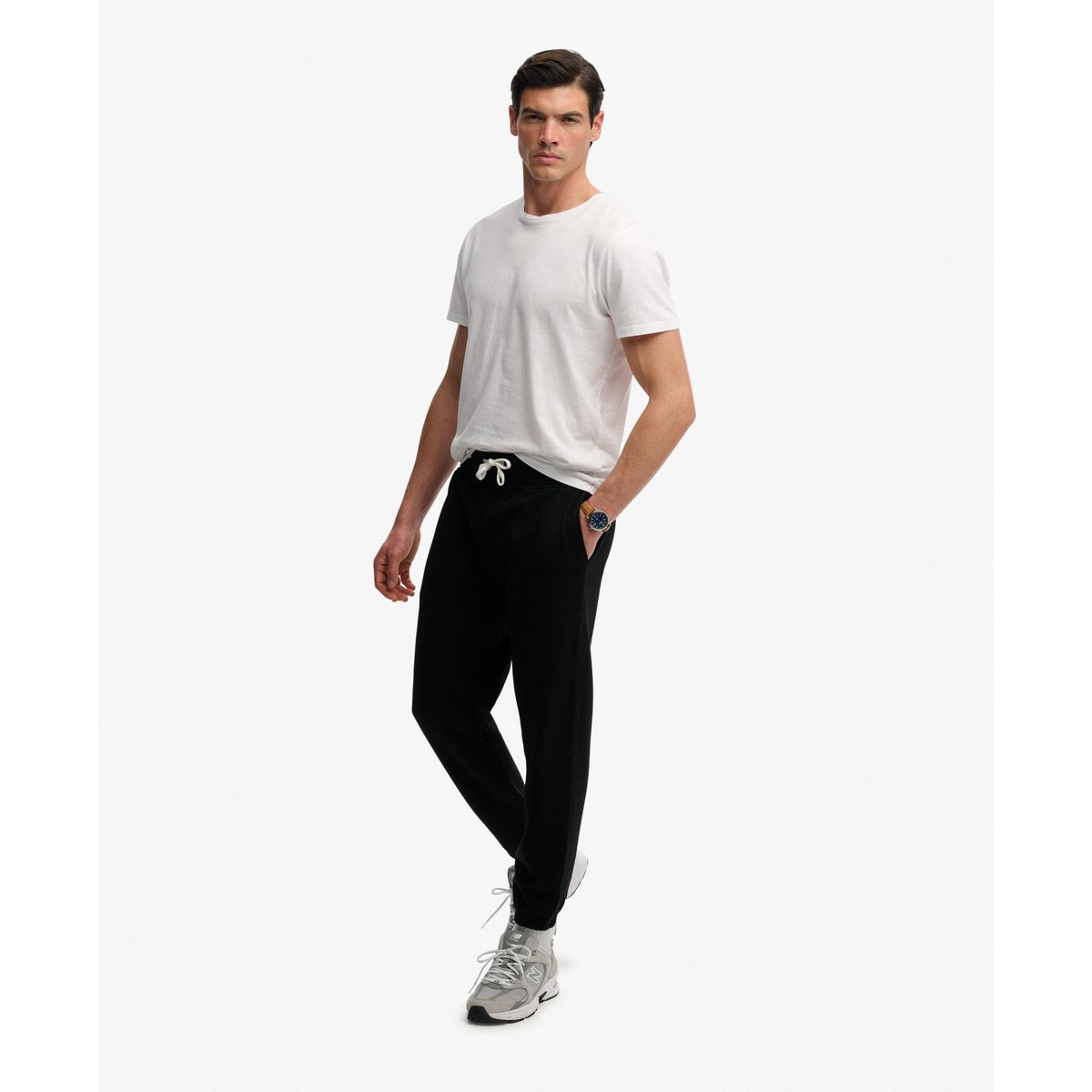 Jogging Essential Logo Classic noir, SUPERDRY