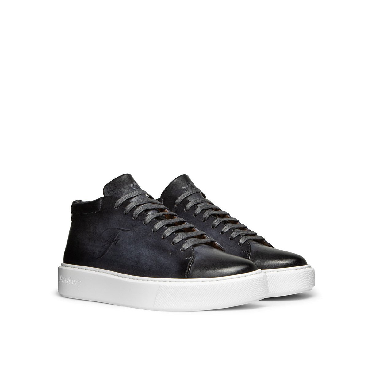 Sneakers montante MODENA gris, FINSBURY