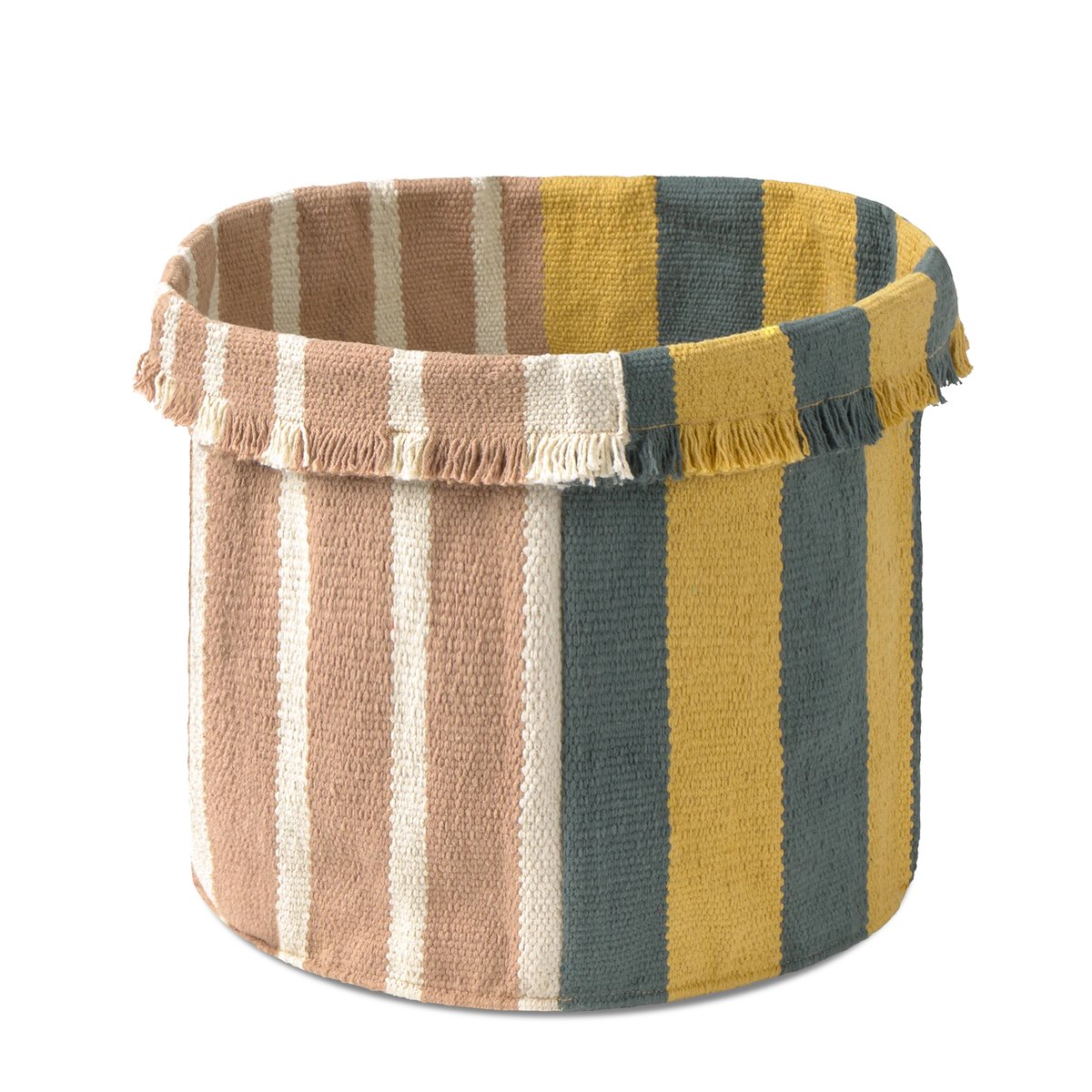 Grand panier COLOR ON naturel, miel foncé, terrazo, brun, LORENA CANALS