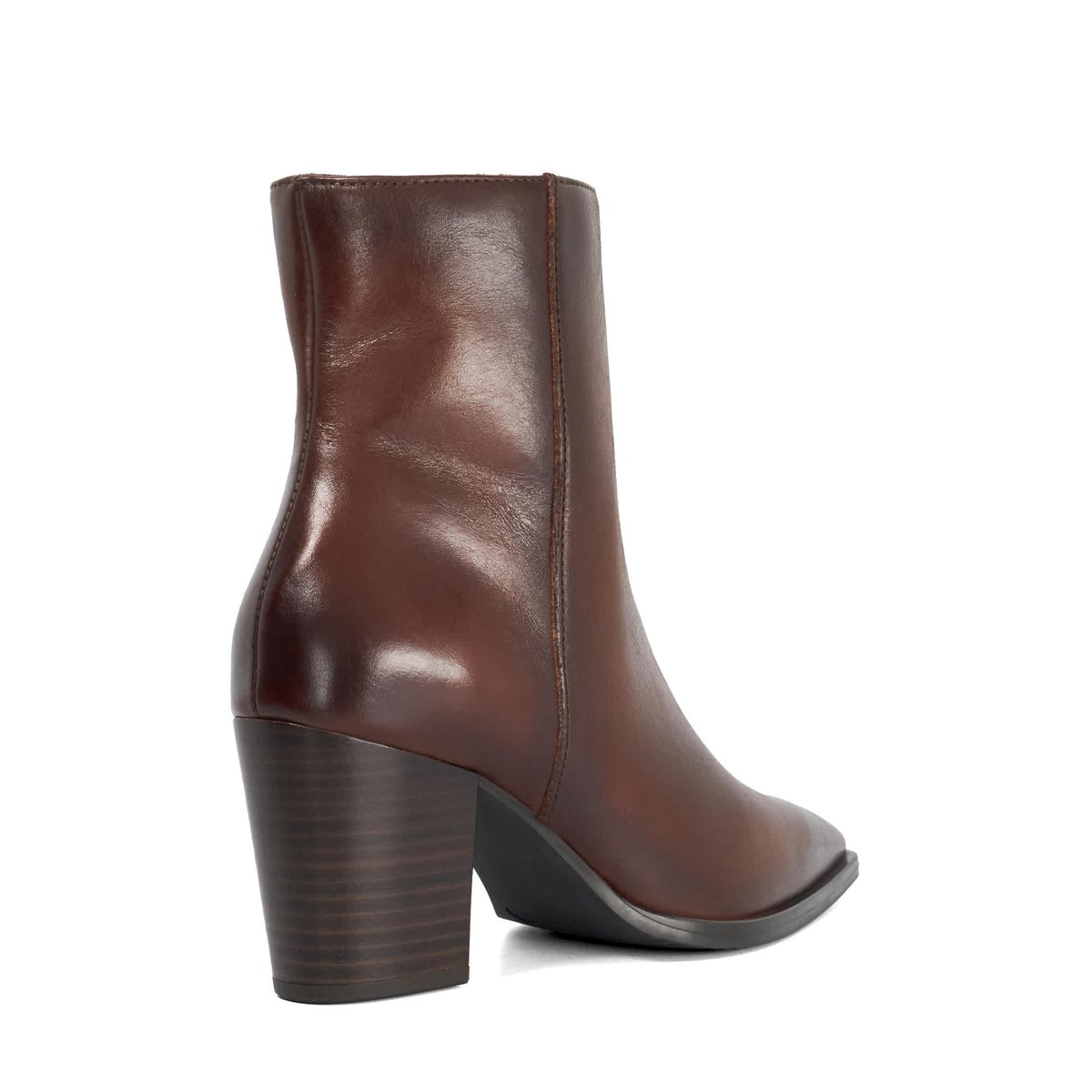Bottines à talons - PAPPED brown-leather, DUNE LONDON