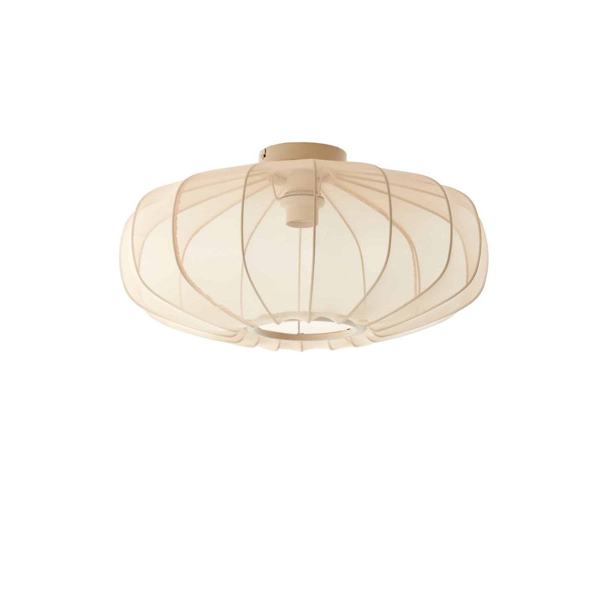 Plafonnier Textiles PLUMALIA sable, LIGHT & LIVING 