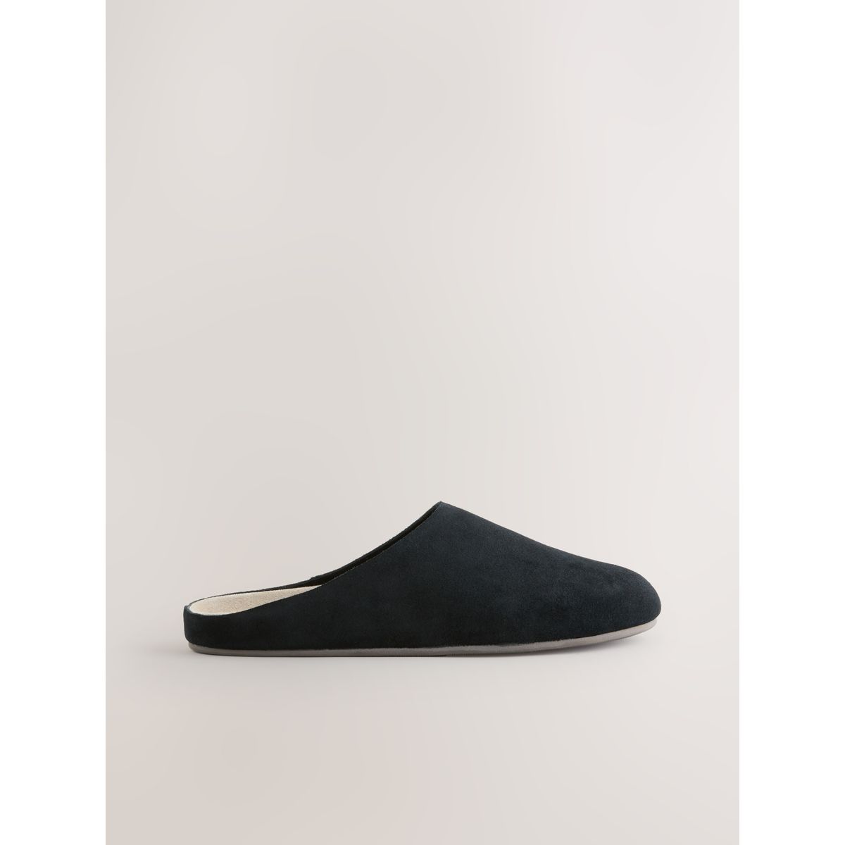 Sabots en cuir avec assise plantaire noir, NEXT