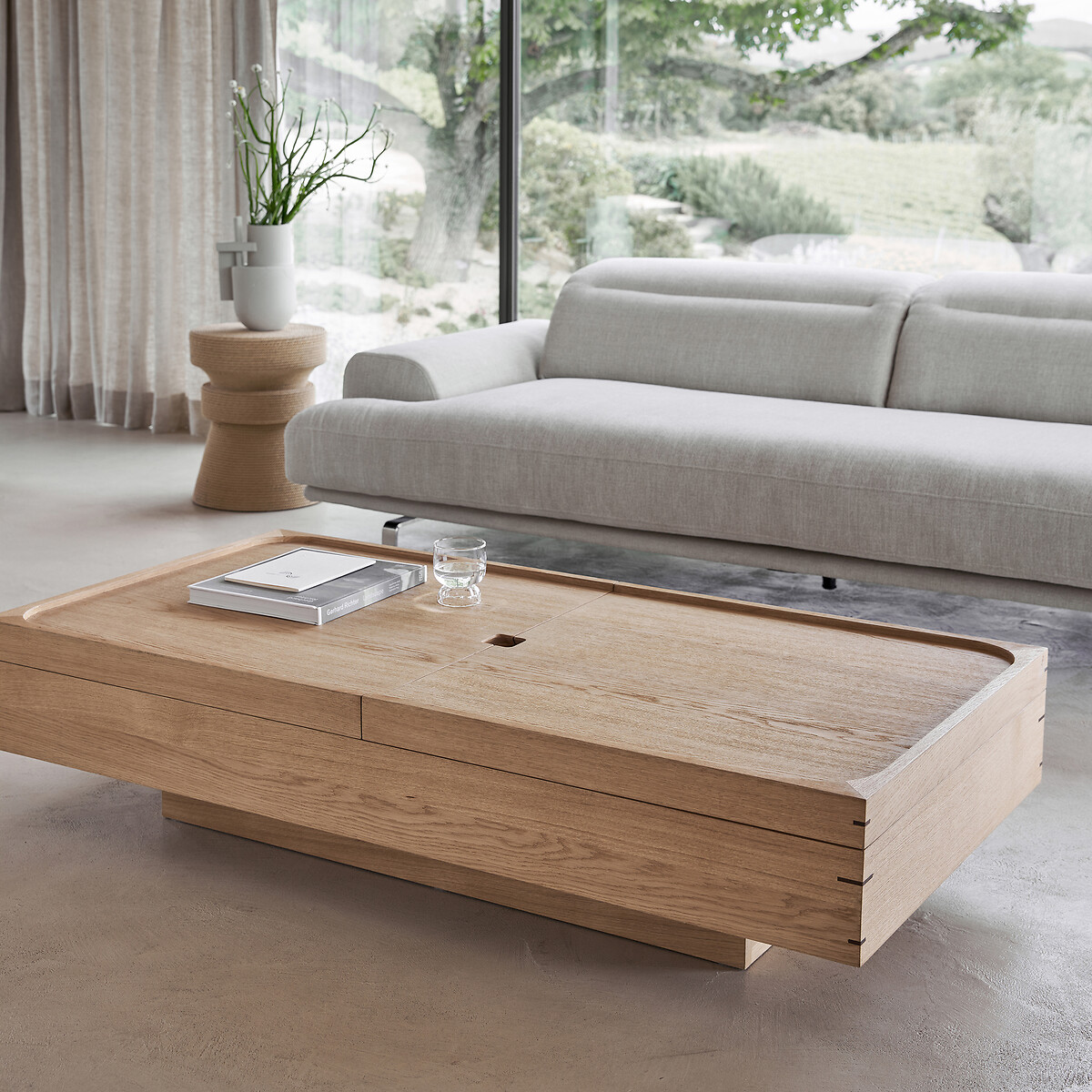 Hibashi Coffee Table in Oak Veneer natural oak, AM.PM