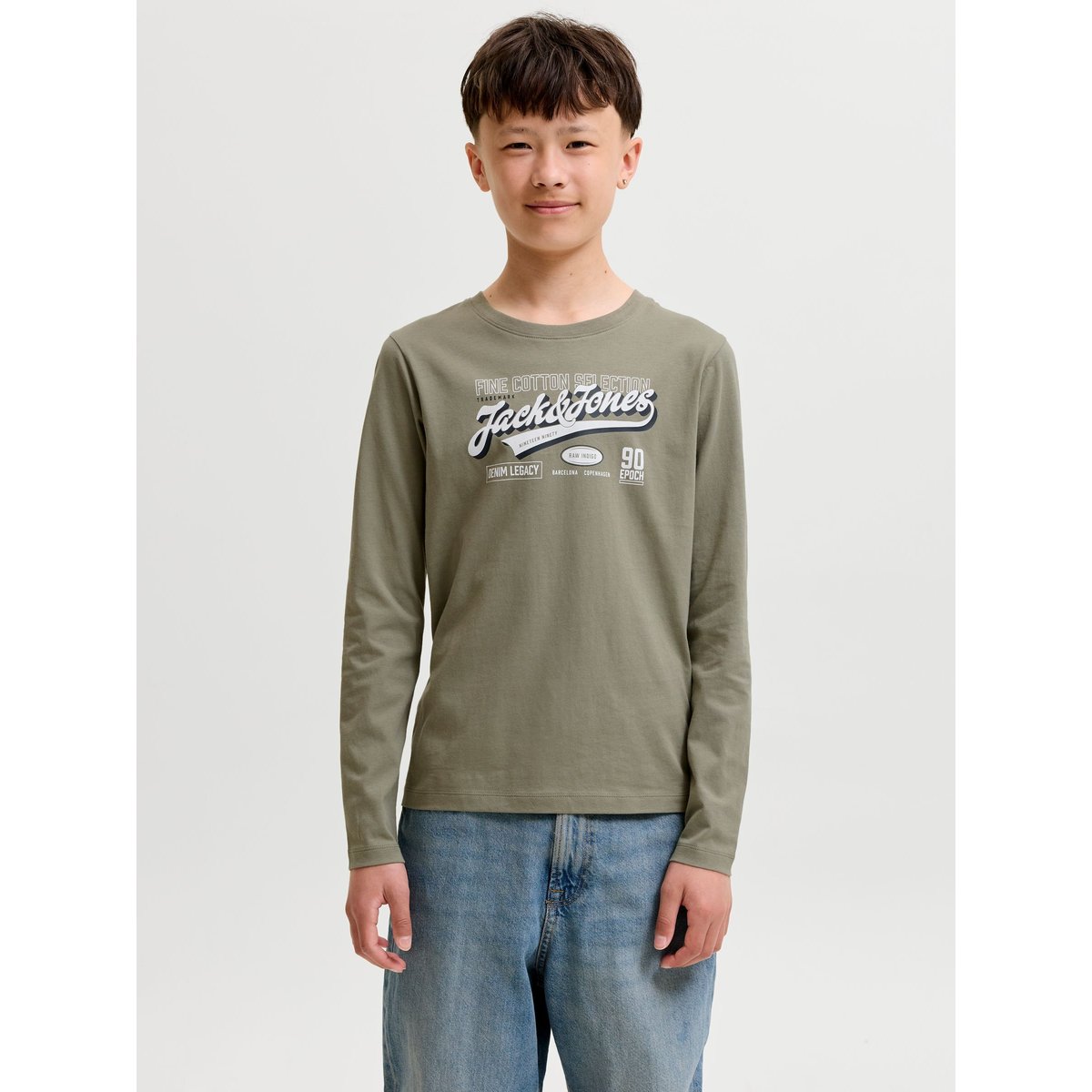 T-Shirt vetiver, JACK & JONES JUNIOR
