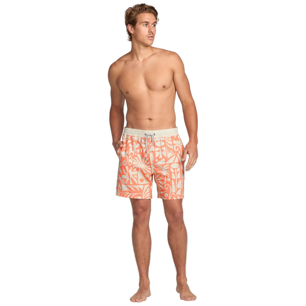 Short de bain GOOD TIMES 16" orange coral, BILLABONG