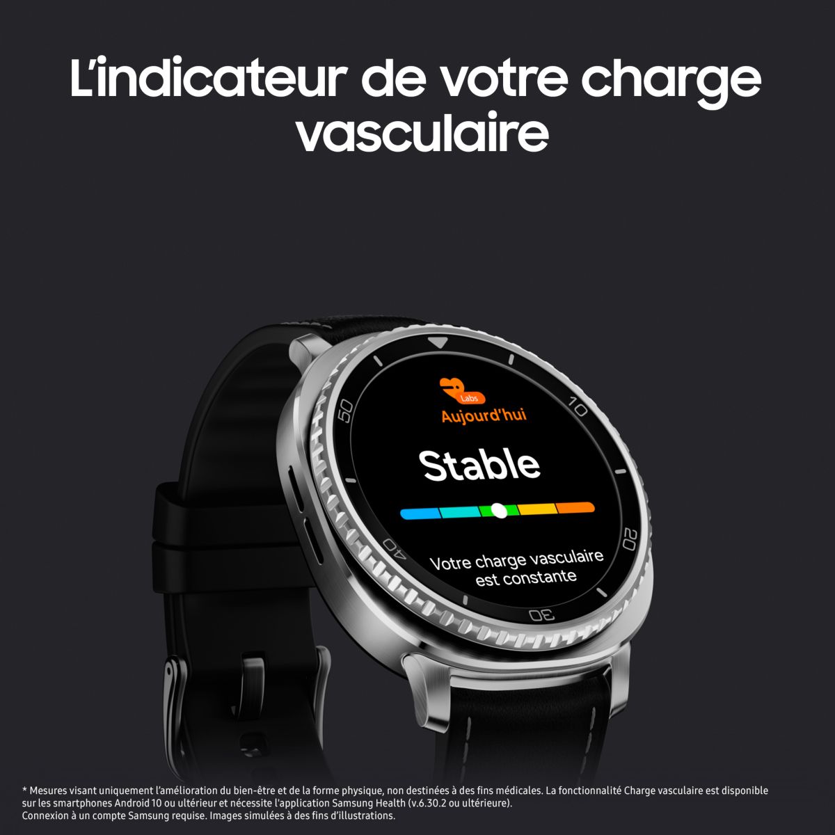 Montre connectée Galaxy Watch8 Classic Noir BT noir, SAMSUNG