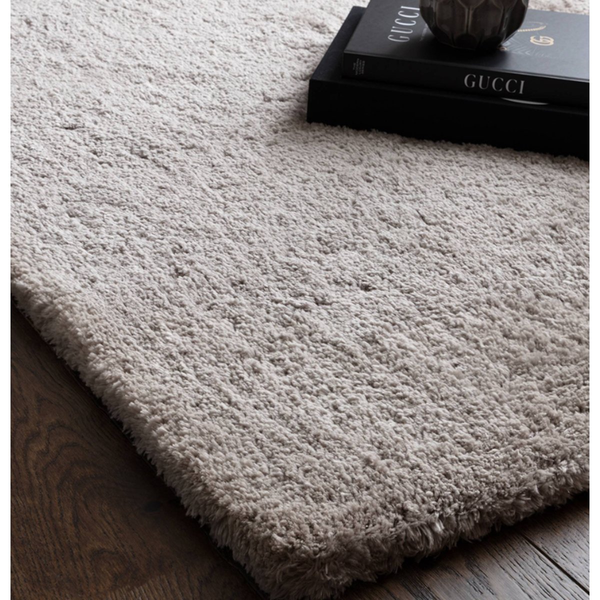 Tapis de salon et chambre poils longs SPLENDOUR gris, NOVATREND