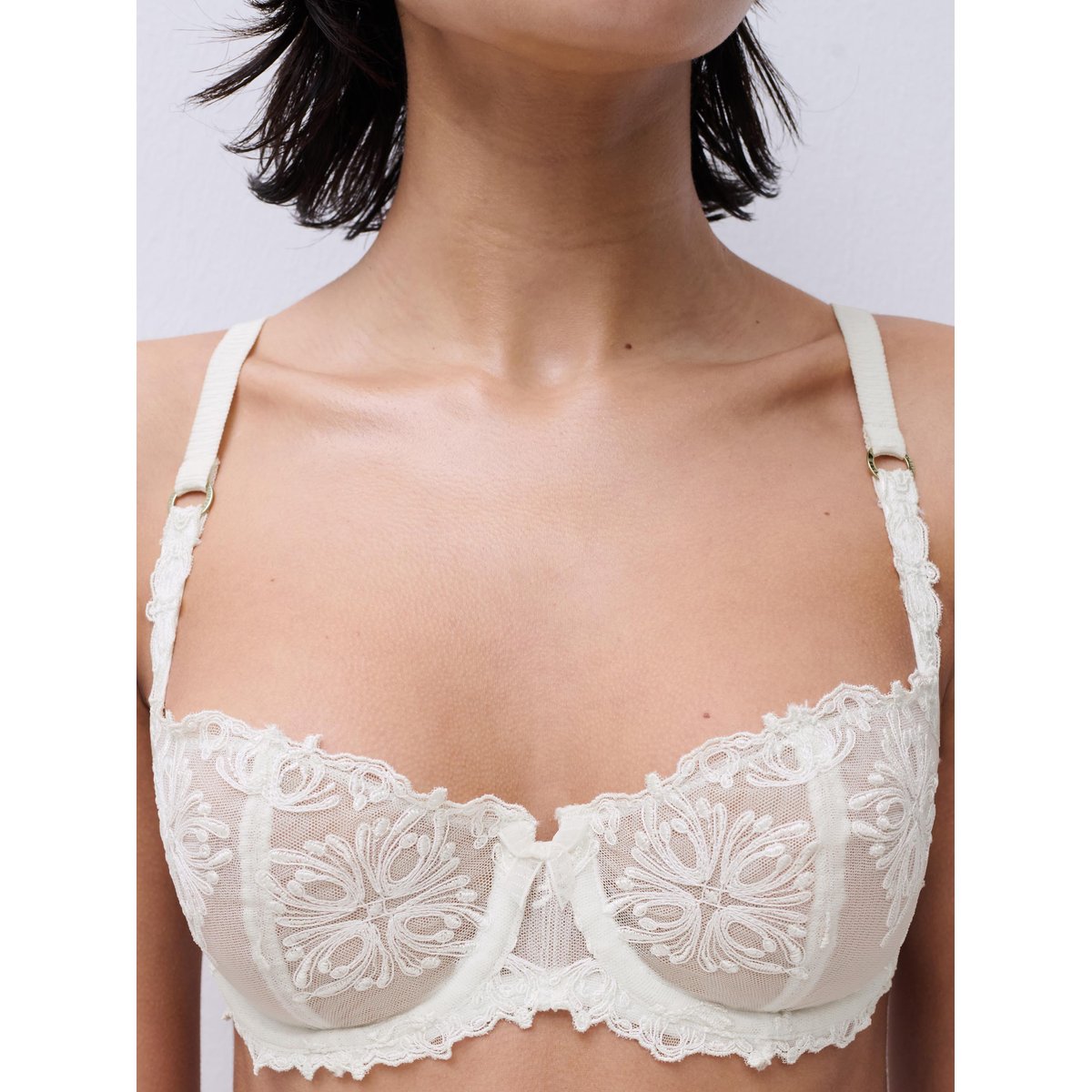 Soutien-gorge corbeille CHAMPS ELYSEES ivoire, CHANTELLE