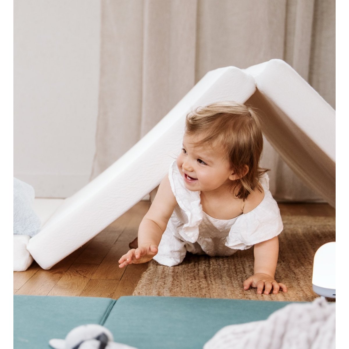 Matelas de voyage pliant ALOE R blanc, KADOLIS