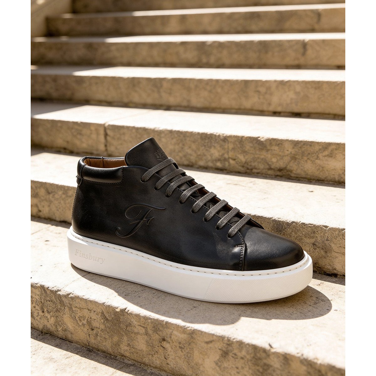 Sneakers montante MODENA gris, FINSBURY