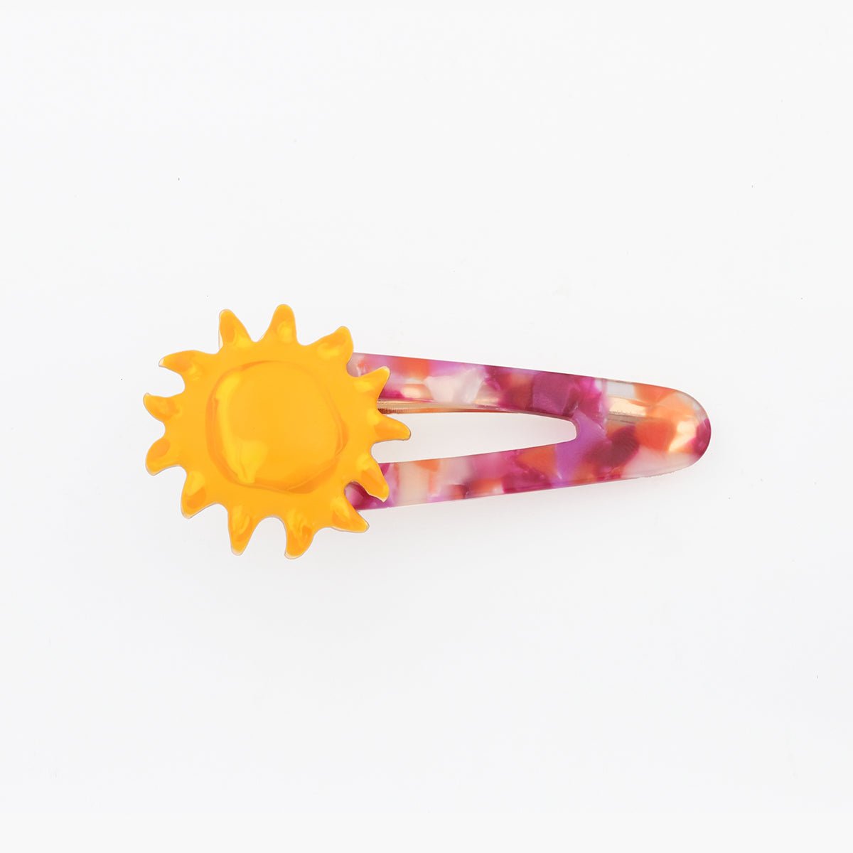 Pince à cheveux soleil jaune, BALABOOSTE